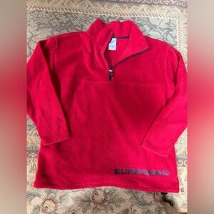 Warner Bros. Red Superman Zip Up Sweater